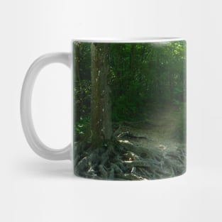 Tree With Roots On The Forest Mug